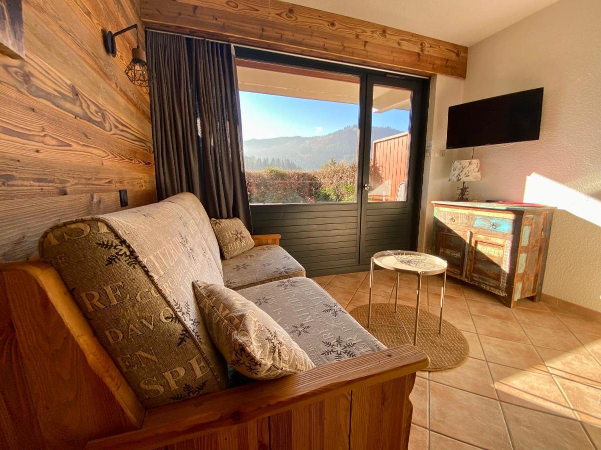 Appartement Cosy Avec Terrasse Sud - Proche Village La Clusaz Kültér fotó